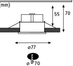 LED Einbauleuchte - Cymbal Einzelleuchte