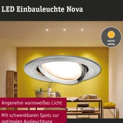 LED Einbauleuchte - Nova Einzelleuchte schwenkbar