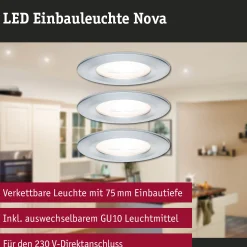 LED Einbauleuchte - Nova Basisset starr
