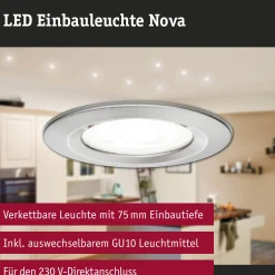LED Einbauleuchte - Nova starr