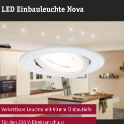 LED Einbauleuchte - Nova schwenkbar