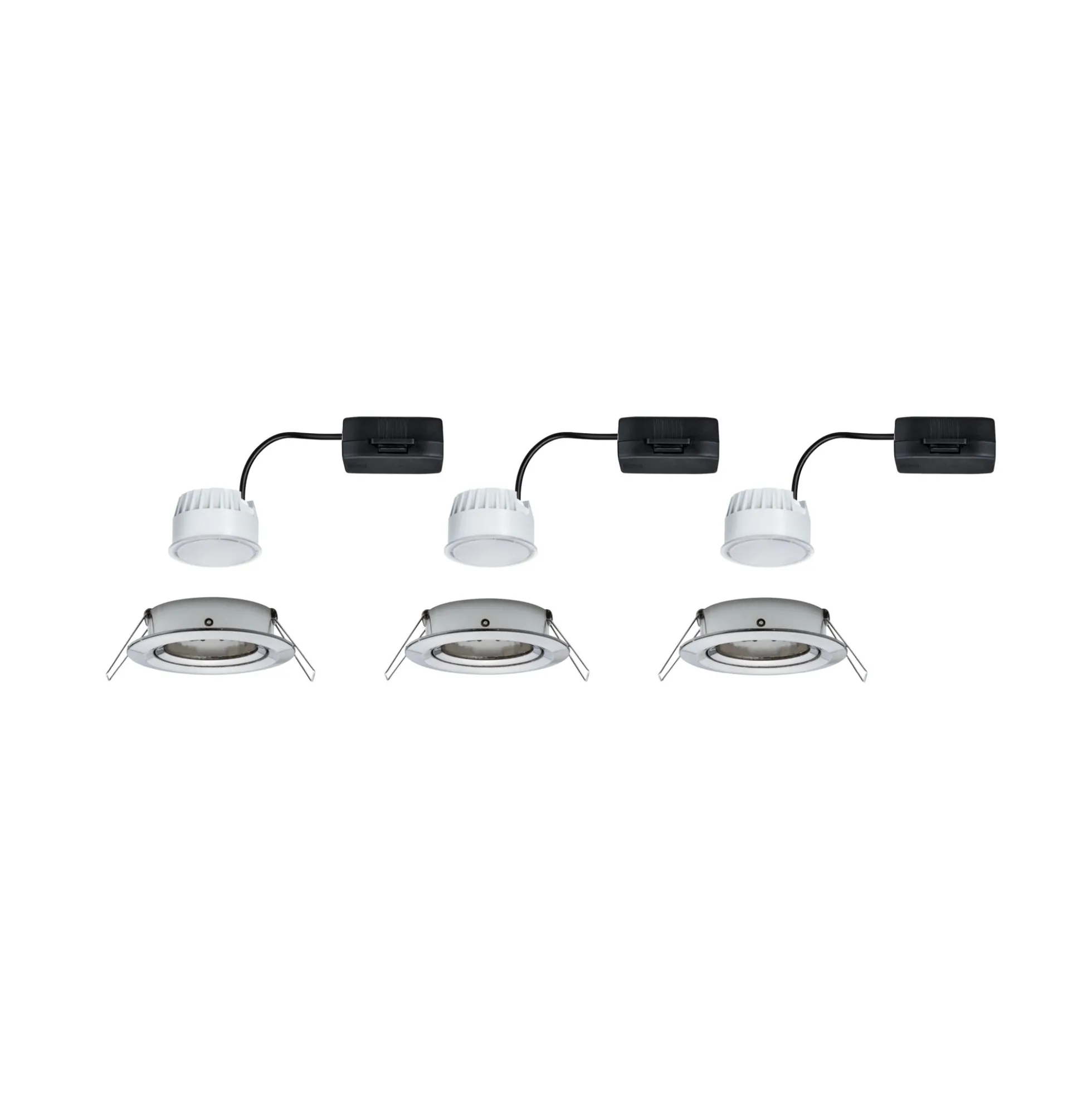 LED Einbauleuchte - Nova 3er-Set schwenkbar