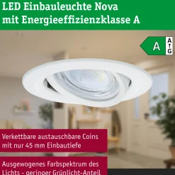 LED Einbauleuchte - Nova 3er-Set