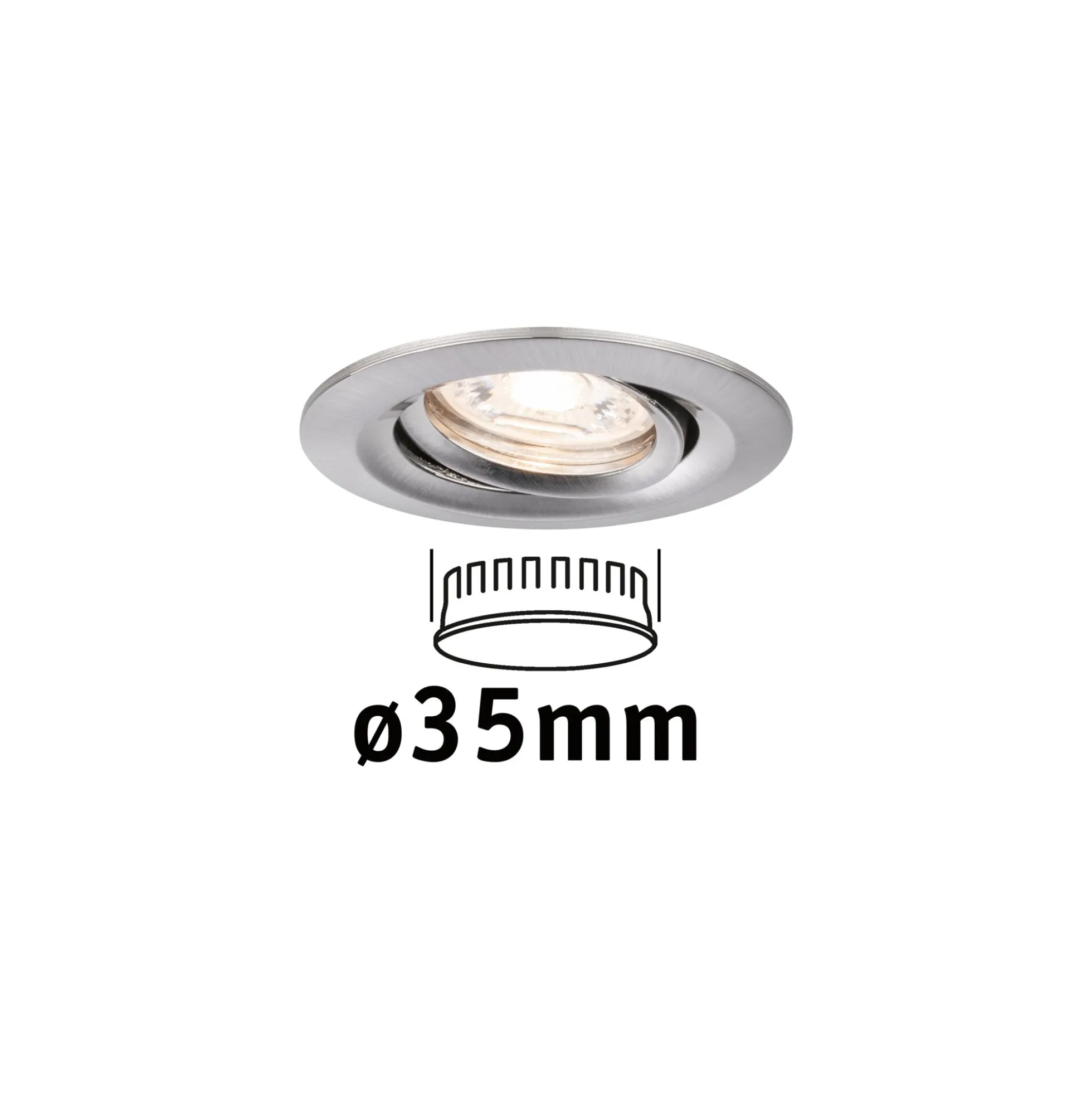 LED Einbauleuchte - Nova Mini Einzelleuchte schwenkbar