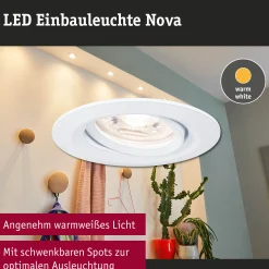 LED Einbauleuchte - Nova Mini Einzelleuchte schwenkbar