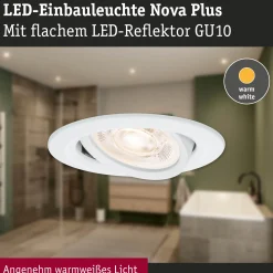 LED Einbauleuchte - Nova Plus GU10 Flat