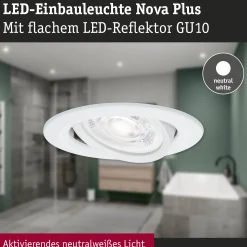 LED Einbauleuchte - Nova Plus GU10 Flat