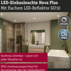 LED Einbauleuchte - Nova Plus GU10 Flat