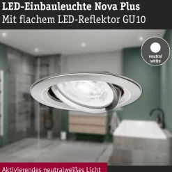 LED Einbauleuchte - Nova Plus GU10 Flat