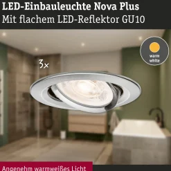 LED Einbauleuchte - Nova Plus GU10 Flat