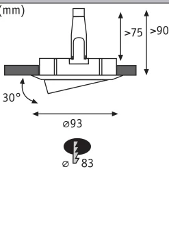 LED Einbauleuchte - Nova Plus 3er-Set schwenkbar