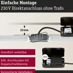 LED Einbauleuchte - Nova Plus Einzelleuchte schwenkbar