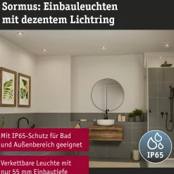 LED Einbauleuchte - Sormus 3er-Set