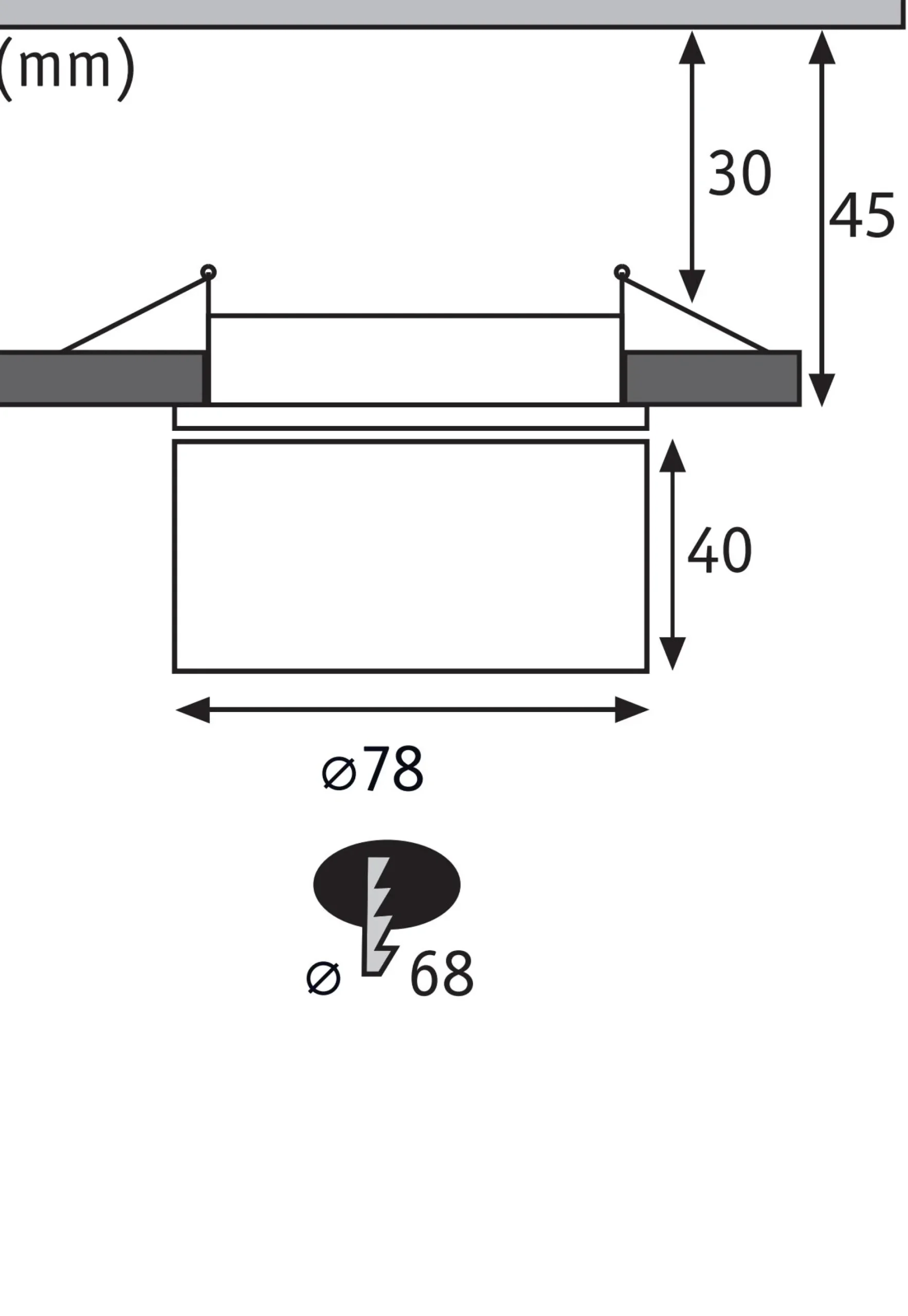 LED Einbauleuchte - Spircle