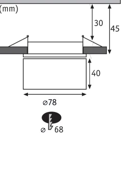 LED Einbauleuchte - Spircle