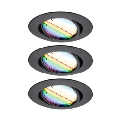 LED Einbauleuchte Smart Home Zigbee 3.0 - Base Basisset schwenkbar