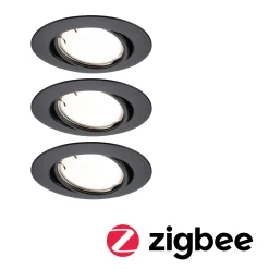 LED Einbauleuchte Smart Home Zigbee 3.0 - Base Basisset schwenkbar
