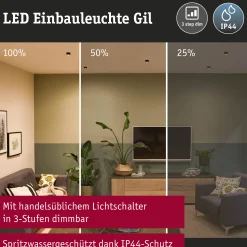 LED Einbauleuchte 3-Step-Dim - Gil