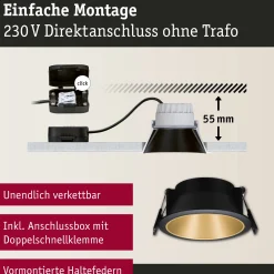 LED Einbauleuchte 3-Step-Dim - Cole 3er-Set