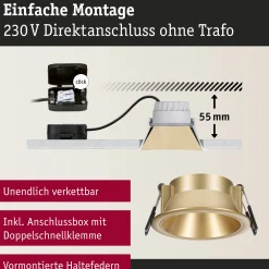 LED Einbauleuchte 3-Step-Dim - Cole 6er-Set