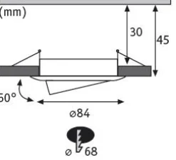 LED Einbauleuchte 3-Step-Dim - Nova schwenkbar
