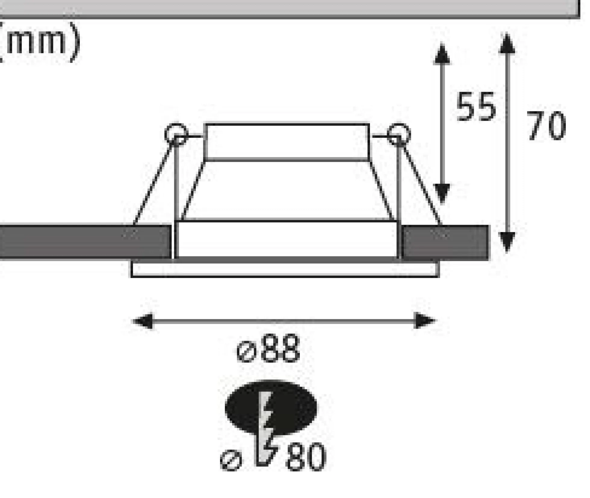 LED Einbauleuchte 3-Step-Dim - Cole 1er-Set