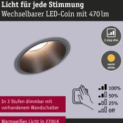 LED Einbauleuchte 3-Step-Dim - Cole 1er-Set