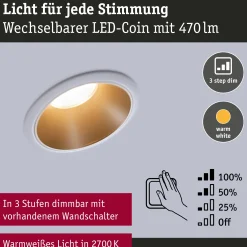 LED Einbauleuchte 3-Step-Dim - Cole 1er-Set
