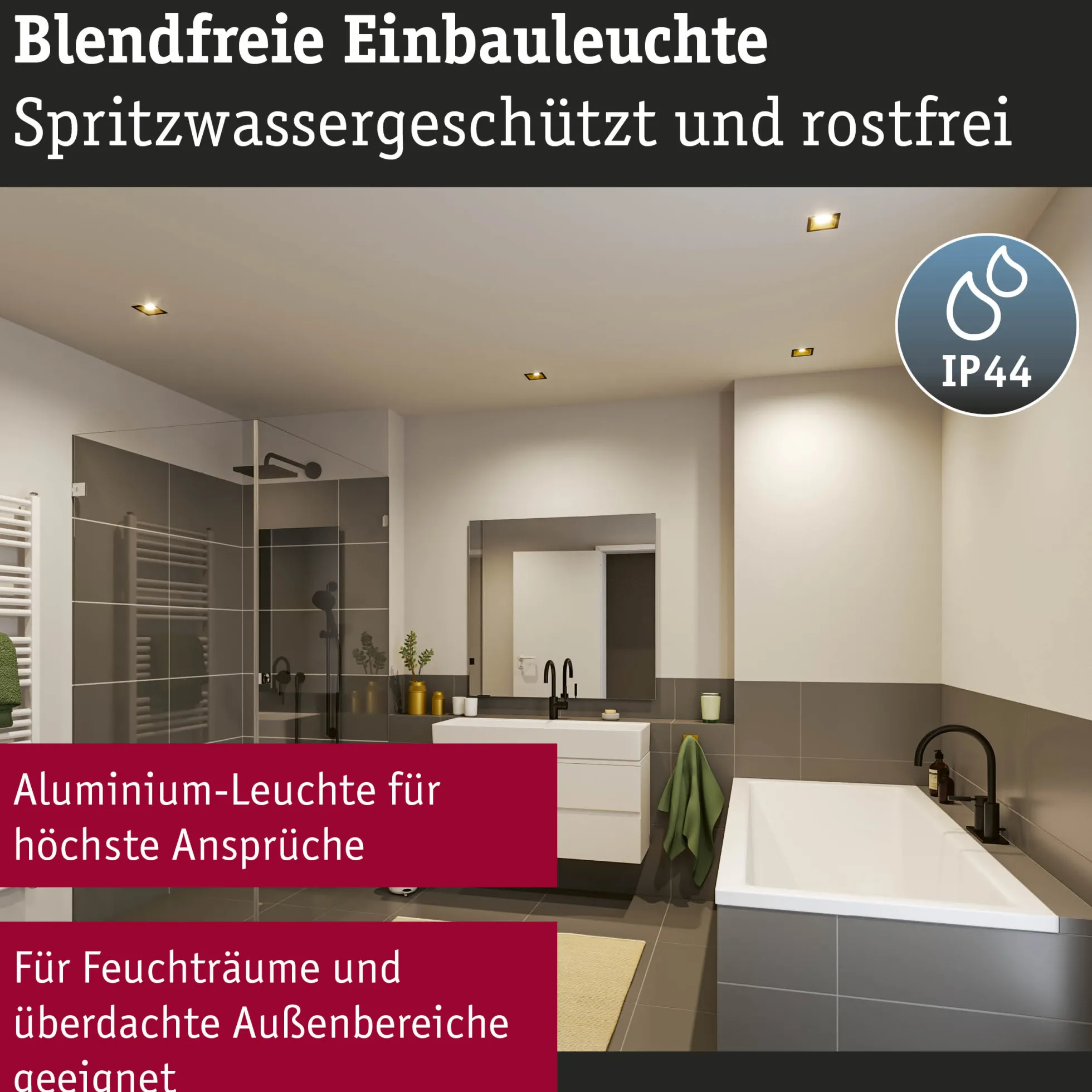 LED Einbauleuchte 3-Step-Dim - Cole 3er-Set