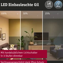 LED Einbauleuchte 3-Step-Dim - Gil Basisset