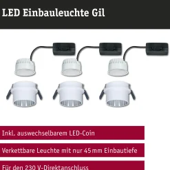 LED Einbauleuchte 3-Step-Dim - Gil Basisset
