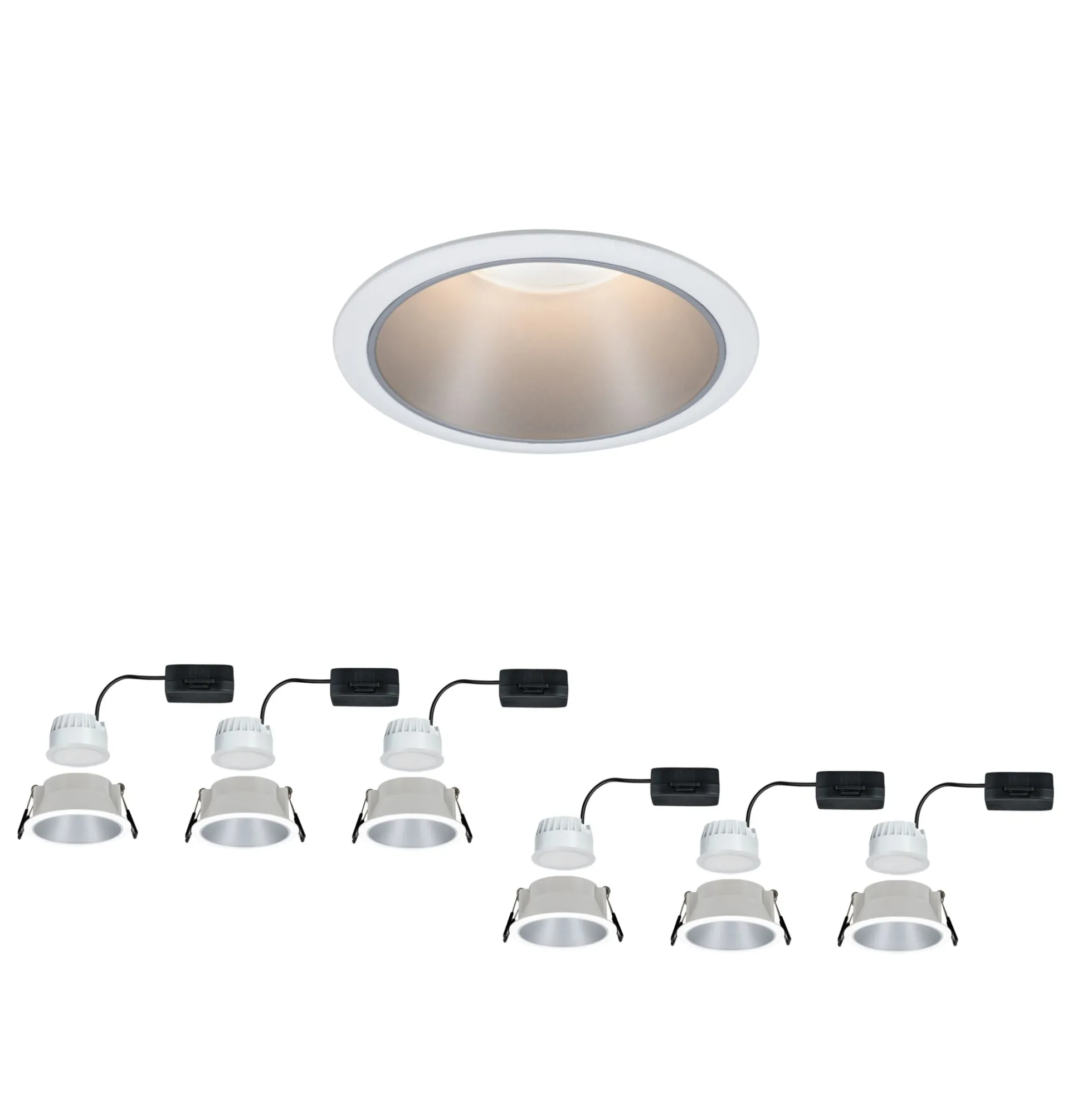 LED Einbauleuchte 3-Step-Dim - Cole 6er-Set