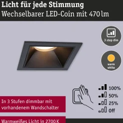 LED Einbauleuchte 3-Step-Dim - Cole 1er-Set