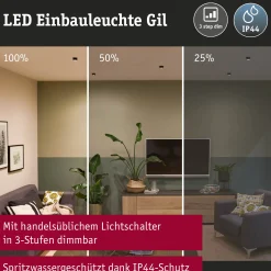 LED Einbauleuchte 3-Step-Dim - Gil Basisset