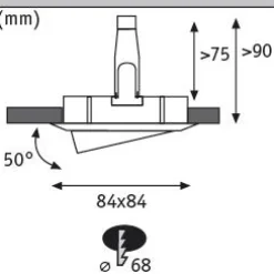 LED Einbauleuchte 3-Step-Dim - Nova schwenkbar