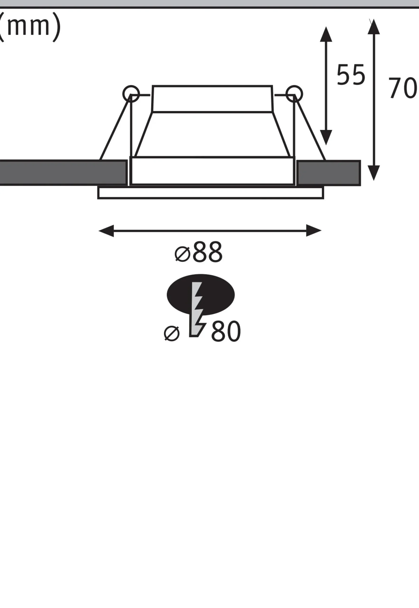 LED Einbauleuchte 3-Step-Dim - Cole 3er-Set