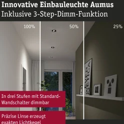 LED Einbauleuchte White Select - Aumus 3er-Set