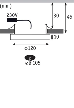 LED Einbaupanel - Areo