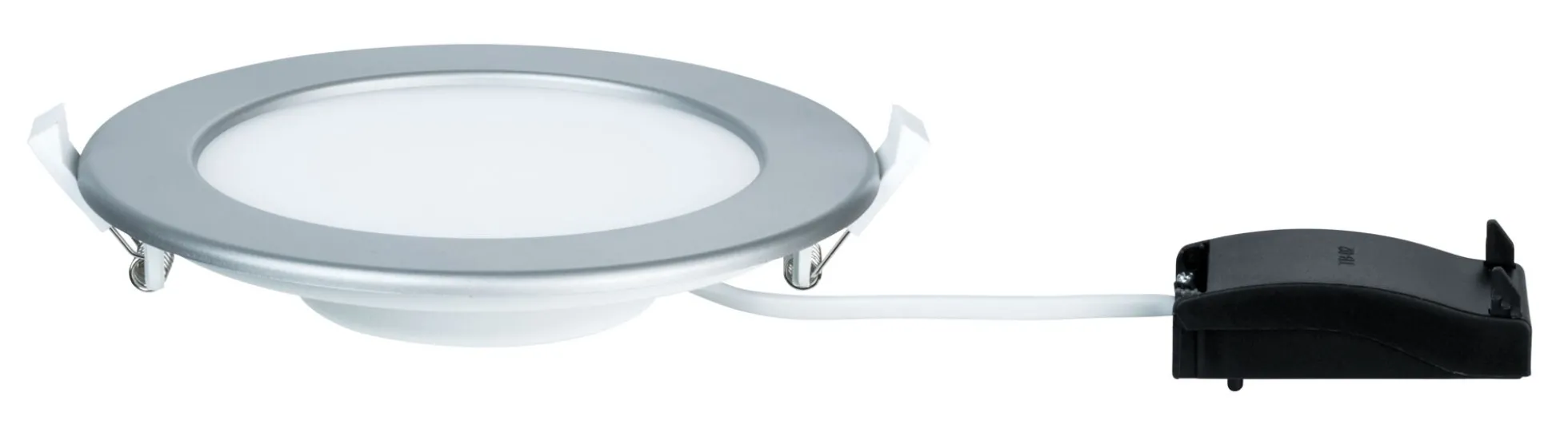 LED Einbaupanel - LED Einbaupanel IP44 rund 170mm 11,1W 720lm 2700K Chrom matt