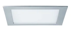 LED Einbaupanel - LED Einbaupanel IP44 eckig 220x220mm 16,5W 1450lm 4000K Chrom matt