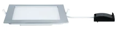 LED Einbaupanel - LED Einbaupanel IP44 eckig 220x220mm 16,5W 1450lm 4000K Chrom matt