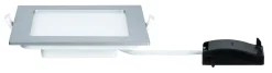 LED Einbaupanel - LED Einbaupanel IP44 eckig 165x165mm 12W 850lm 4000K Chrom matt