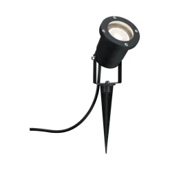 LED Gartenstrahler - LED Gartenstrahler IP65 rund 92mm 3000K 3,5W 230lm 230V 38° Schwarz Aluminium
