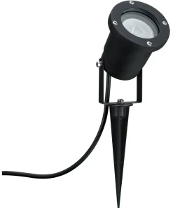 LED Gartenstrahler - LED Gartenstrahler IP65 rund 92mm 3000K 3,5W 230lm 230V 38° Schwarz Aluminium