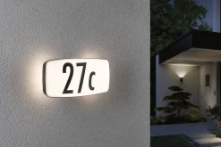 LED Hausnummernleuchte - Sheera Dämmerungsgesteuerter Bewegungsmelder (HF) seewasserresistent