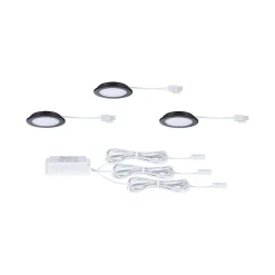 LED Möbeleinbauleuchten - 3er-Set