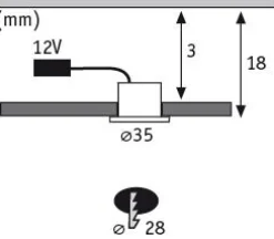 LED Möbeleinbauleuchten - Micro Line Mini