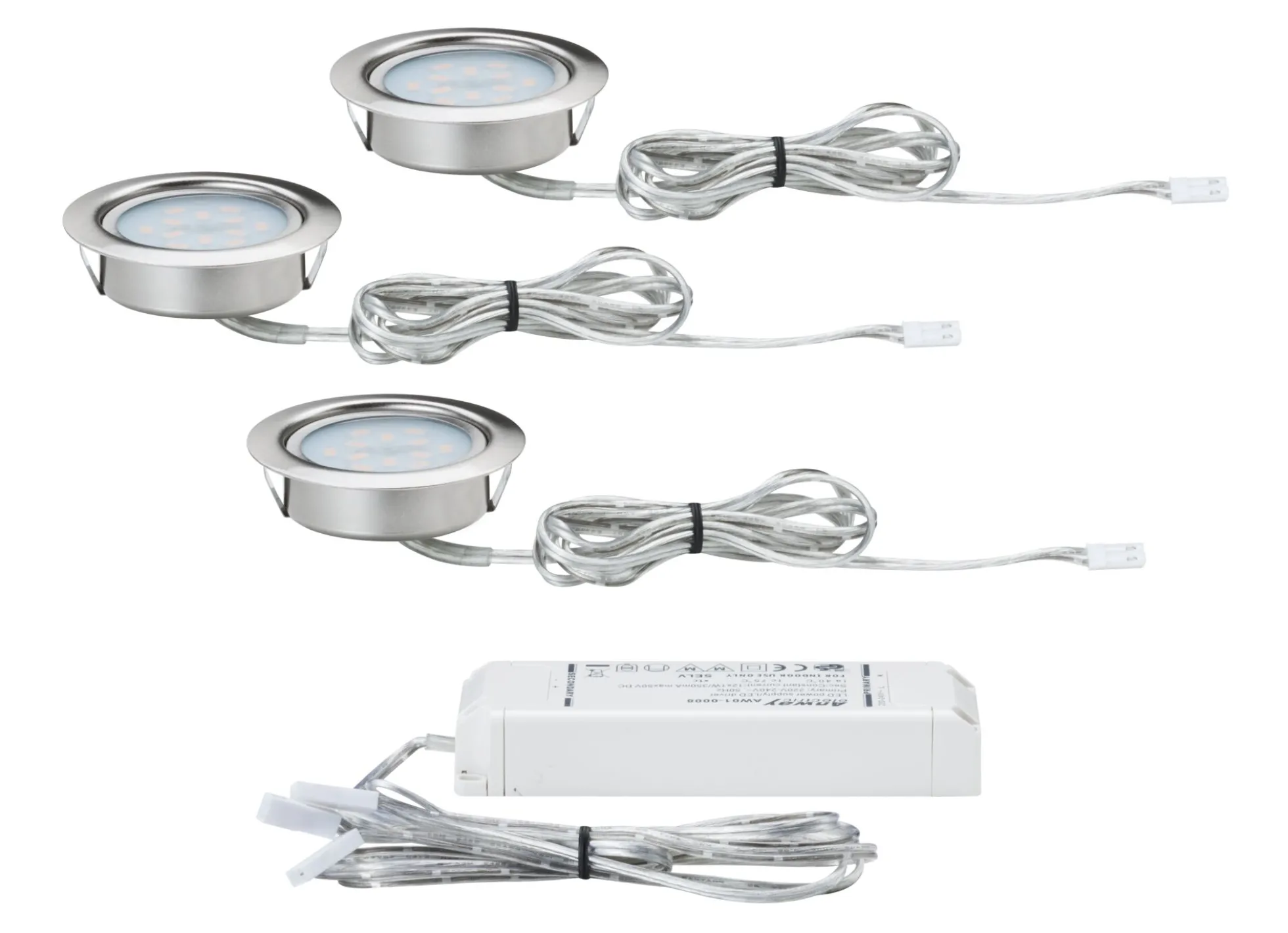 LED Möbeleinbauleuchten - Micro Line 3er-Set
