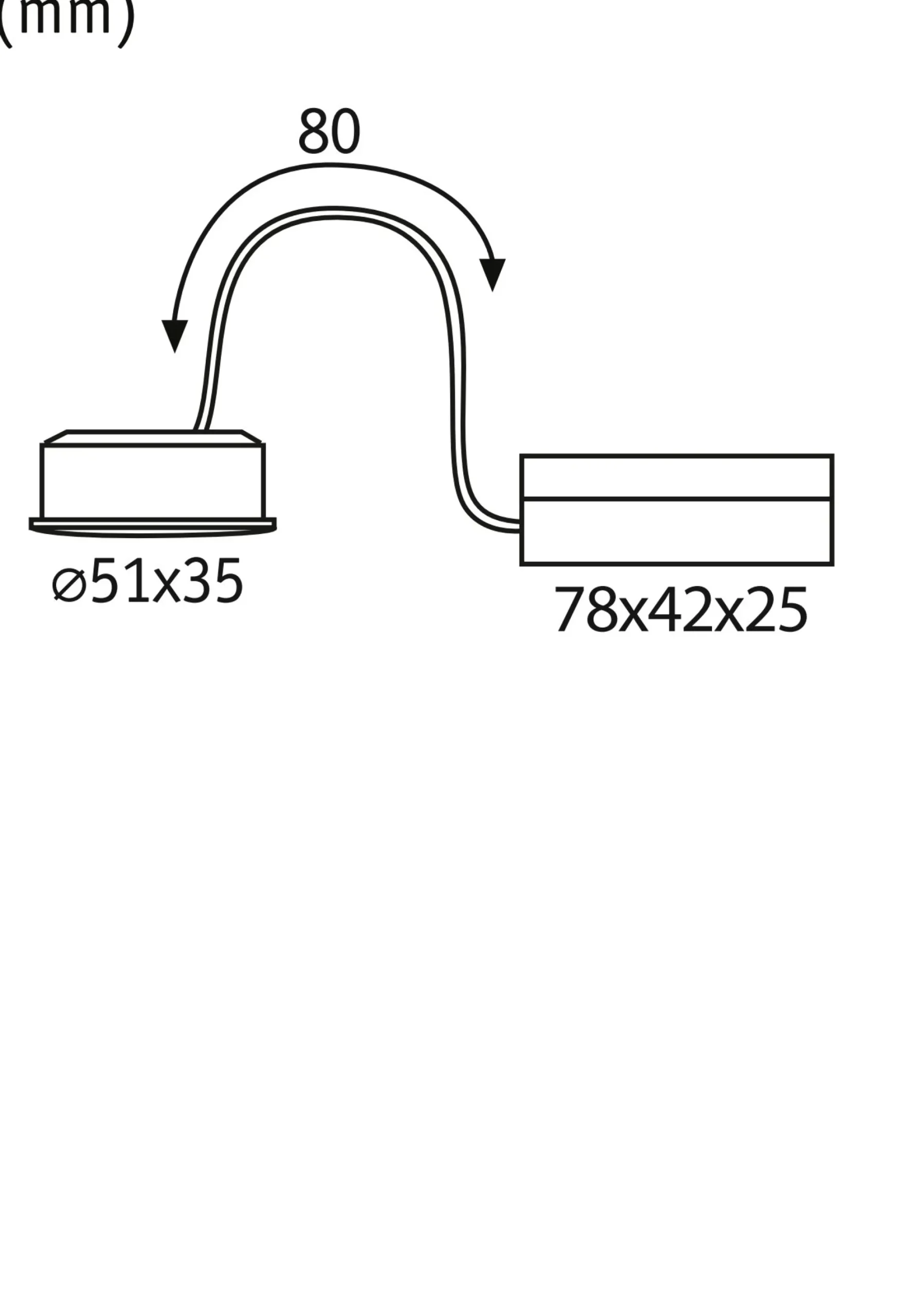 LED Modul Einbauleuchte - Choose 3er-Set White Switch