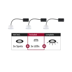 LED Modul Einbauleuchte - Choose 3er-Set
